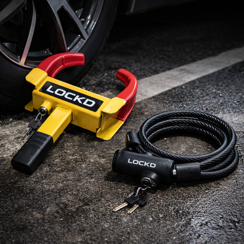 LOCKD Anti-Theft Wheel Clamp