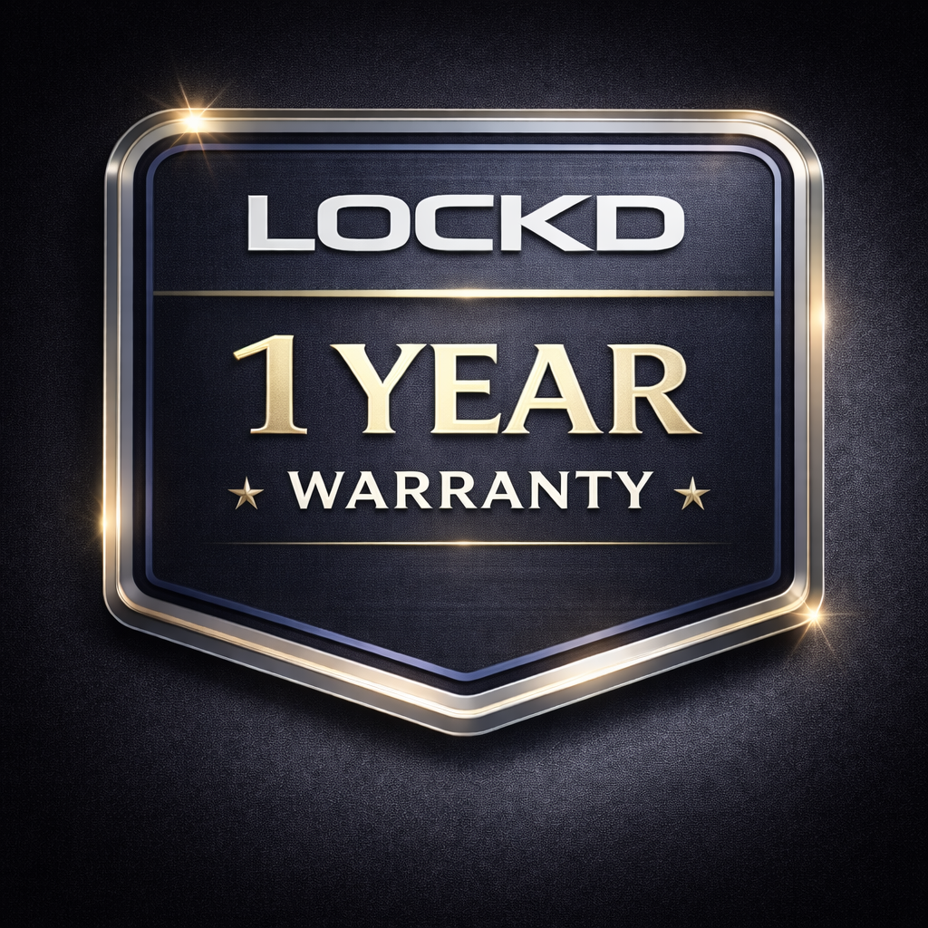 LOCKD 1 YEAR WARRANTY