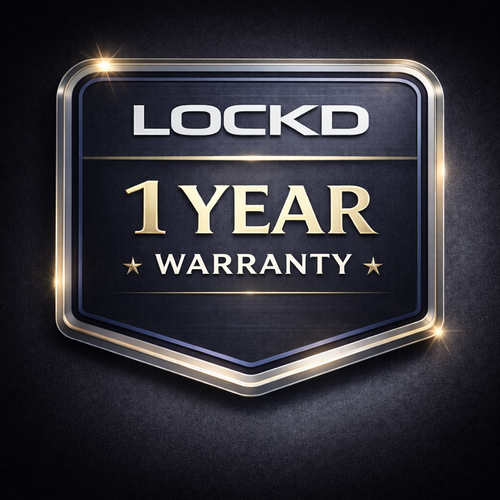 LOCKD 1 YEAR WARRANTY